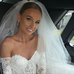 A Co Antrim bride has gone viral on TikTok showing off her bespoke wedding dress - despite not even having the app herself! | Belfast Live
