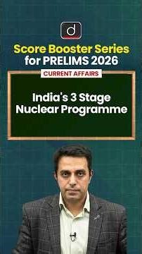 India's 3 Stage Nuclear Programme | Drishti IAS English | #shorts #UPSC2026 #Prelims2026