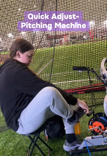 The easiest way to move pitches vertically!! It’s a rope to the machine and your foot. @thetaterball are the only balls I use in my machine. I saw this on X I believe it was and it was from a baseball coach working with hitters. I cannot find the original post so let me know if you