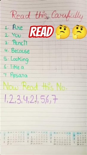 read the carefully #puzzle #shortfeed #english #handwriting #englishhandwriting #funny