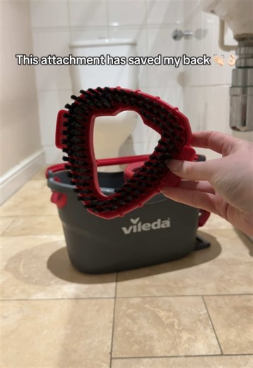 Vileda Spin Mop Scrub Brush Attachment for Easy Cleaning