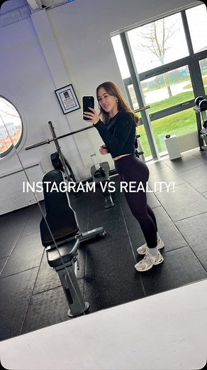 Instagram vs. Reality 👇 Yeah, it’s great to strike a pose and feel good in the gym 🔥—but let’s be real, your body doesn’t look like that 24/7… and that’s completely okay. Flexed, pumped, and perfect lighting? Sure. Relaxed, bloated, and post-meal? Also normal. Both are you. Both are valid. Don’t let Instagram fool you! #instagram #coach #gym #gymlife #strongwomen #togetherstronger #reality #instavsreality #fool #pose | Abbie Baker