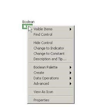 LabVIEW Tips: Change a control to an indicator