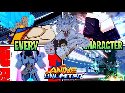 (CODES) All Character Showcase In Anime Unlimited | RELEASES TODAY!