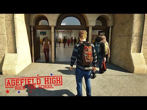 The Most Relatable High School Game EVER Made 🎒 Agefield High Rock the School