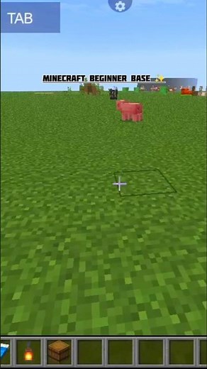 I Built the PERFECT Beginner Base in Minecraft! (No One Can Top This)"#minecraft #shorts