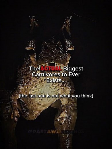 The last one is not what you expect…👀 #prehistoricanimals #dinosaur
