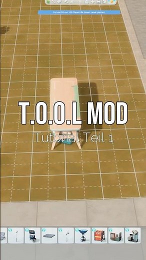 #short TOOL Mod 🛠️ | Objekte im Build-Modus frei platzieren ✨ | Sims 4 Quick Tutorial