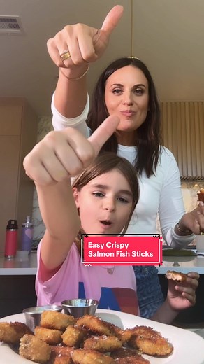 Easy Crispy Salmon Fish Sticks Recipe