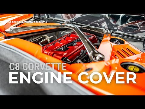 C8 Corvette Edge Red LT2 Engine Cover Installation Guide | 50-4-027 | ACS Composite