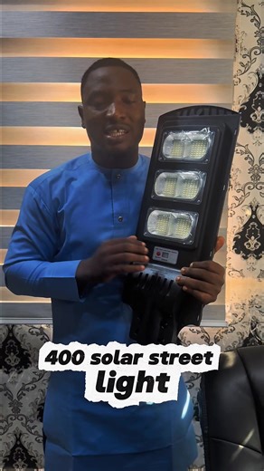 Say Goodbye to Darkness & High Bills! N35,000 ONLY Light up your home or street with our 400W Solar Street Light - no electricity needed! 💡 Super bright LED light ⚡ Easy install 🔋 Charges with sunlight, shines all night 🌧️ Waterproof & weatherproof 🕐 Auto ON/OFF 💰 Save money every month PROMO SEASON OFFER: Buy 10pcs get 1 FREE 400W Solar Light! Buy 5pcs get 1 FREE rechargeable bulb FREE delivery nationwide! 👉 https://lanniecare.store/s400w/ 👉 Click "Shop Now" before stock runs out | Solar