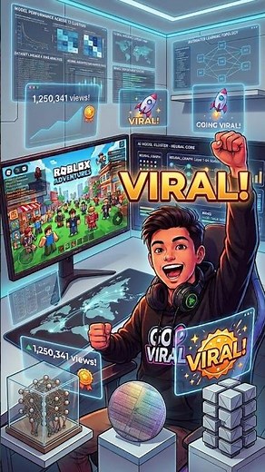 How 12 year old made a viral Roblox game with AI #roblox