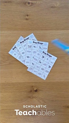 🐜 B-I-N-G-O spells the perfect early science vocabulary building game from Scholastic Teachables!