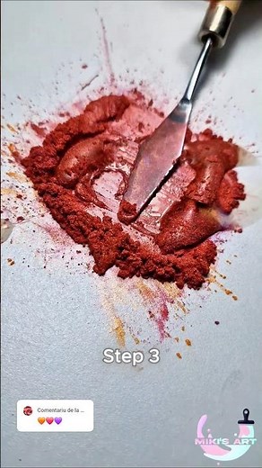 Turn Powder into Paint in 3 Easy Steps #watercolor #diy #pigment #paint #colors #creative