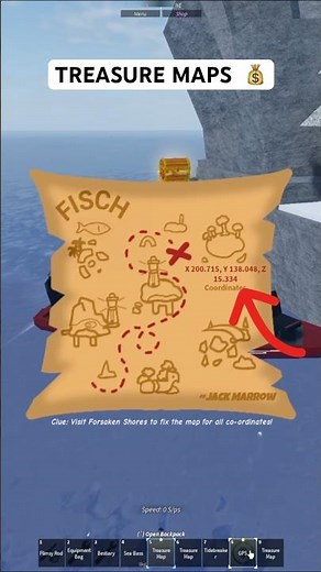 HOW TO GET TREASURE MAPS IN FISCH ROBLOX