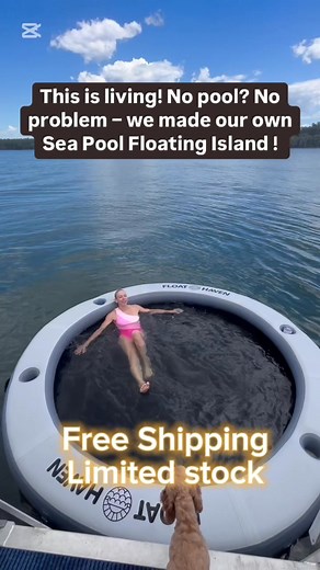 11K views · 21 reactions | ☀️ Run. Jump. Flip. Float. Your Floating Island is ready for every splash and laugh this summer! Tied to the jetty, built to last, and made for real fun on the water. This Black Friday, take $150 OFF with code FLOAT150 — summer’s calling! ️ | Float Haven | Facebook