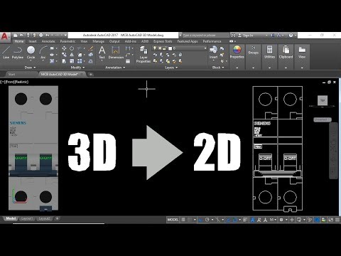 AutoCAD Electrical | Convert 3D Electrical Components to 2D Drawings (Step-by-Step)