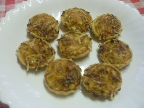Mini tarte à l'oignon - Comment faire des tartelettes aux oignons