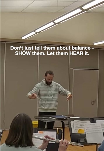 Enhancing Concert Band Balance with Pyramid of Sound