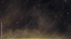 Explosive flame with smoke 4K/Loop video with the effect of explosion, dma and particles