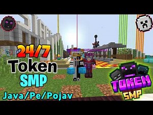 🔥 New Best Minecraft Public TOKEN SMP | 24/7 Online | Java + PE | Cracked | Free To Join 🌍