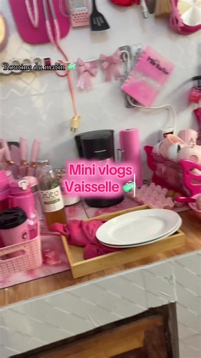 Mini vlogs 🎥Routine du matin je fais chaque matin la vaisselle tout tout être propre 🥹✨clean