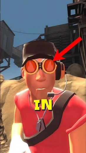 Why does the Scout wear the Pyro's glasses? #tf2
