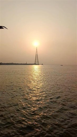 Beautiful Sun set। from Ganga River|#viral #bikeride #youtubeshorts #ytshorts #shorts #trending