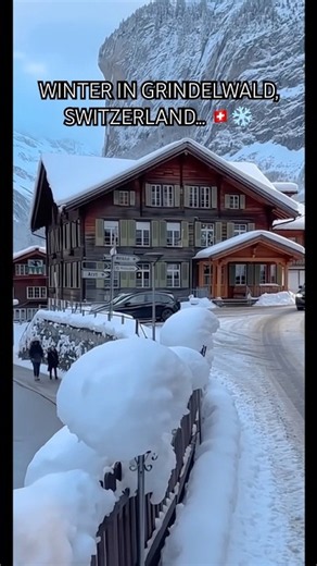 Winter Fairytale in Grindelwald, Switzerland! 🇨🇭❄️