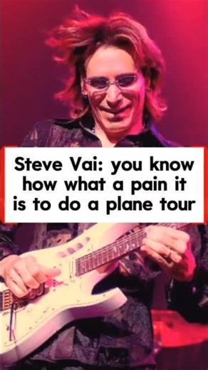 Steve Vai interview! Sixx sense radio: you know how what a pain it is to do a plane tour