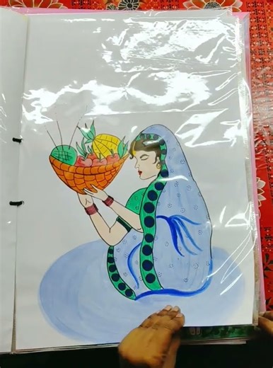 fine art project file class 12th