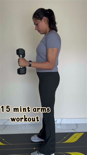 15-Minute Arms Workout 💪🔥 | Biceps & Triceps Dumbbell Exercises