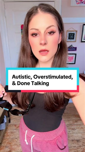 When You’re Autistic, Overstimulated, & Now You’re Done Socializing For Like… At Least A Month. Who’s with me?! 🤭😮‍💨🫩🛌 I’ve really been feeling this lately. Burnout, Overstimulation, Skill Regression, Scripting To Get Through Conversions, & Elopement are all very real, for autistic adults & children alike. We appreciate your patience, kindness, & understanding during these moments 🫶🏽💞✨ #actuallyautistic #autisticburnout #skillregression #autusminwomen #latediagnosedautistic