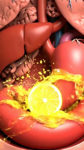 Eating process in body male and female anatomy.👀 #aiart #animation #3danimation #shortsfeed