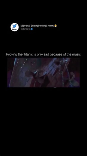 Tweets | A viral video has shown in the funniest way how much music shapes our emotions in film. The famous Titanic goodbye scene between Jack and... | Instagram