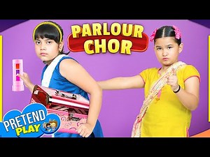 PIHU Ka MAKEUP Hua CHORI | Kids Pretend Play Beauty Parlour | Moral Stories | ToyStars