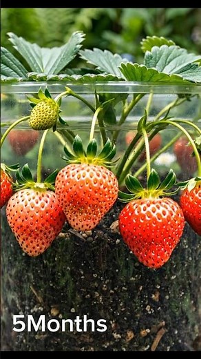 From Tiny Seed to Juicy Strawberry 🍓 Incredible Timelapse #strawberry#planttimelapse#seedtogrowth