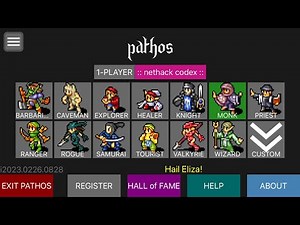 Pathos: Nethack Codex Monk Playthrough