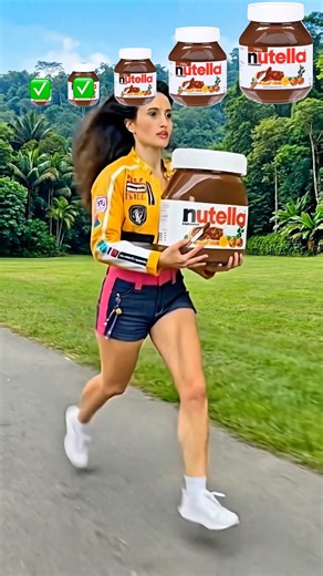 KPop Demon Hunters Rumi Nutella Challenge #katebrush #shorts #kpop