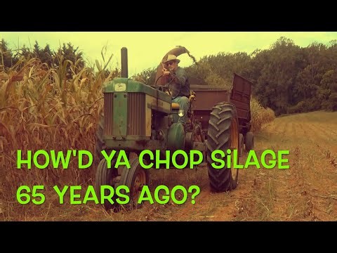 Chopping Silage Like they did 65 years ago