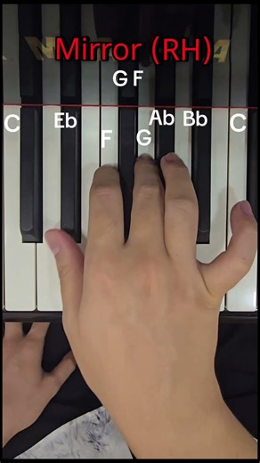 Mirror Piano Tutorial(RH) #mirror #lilwayne #brunomars #pianoshorts #easypianotutorial #easypiano