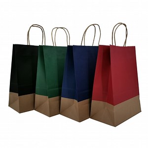 [Hot Item] Kraft Paper Bag Pack Differen Specification White and Brown Kraft Paper Bag with Your Logo