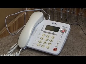 AT&T 1856 Corded Speakerphone with Digital Answering System | Initial Checkout