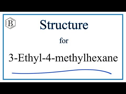 How to Write the Structural Formula for 3-Ethyl-4-methylhexane