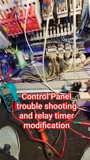 CONTROL PANEL TROUBLE SHOOTING and RELAY TIMER MODIFICATION