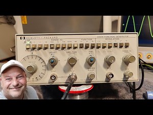 HP 3312A function generator 13MHz MOD and VCO 1974