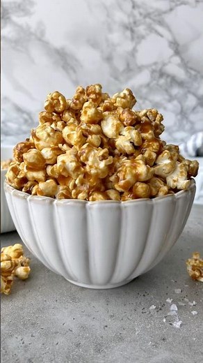 Homemade Caramel Popcorn🍿