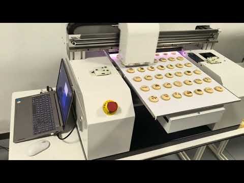 A2 Flatbed Food Printer for Macaron Printing – Edible Ink Demo