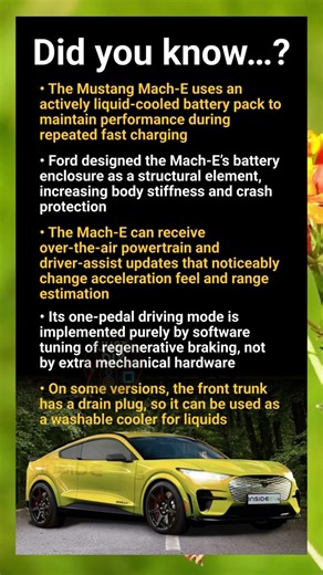 Ford Mustang Mach-E: hidden engineering, battery, charging and software secrets