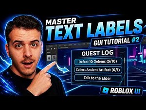 Creating Text Labels - Roblox Studio GUI Tutorial #2